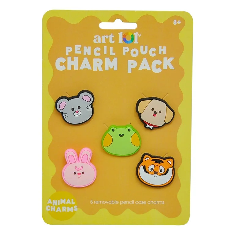 Art 101 Animal Charm 5-Pack for Pencil Cases | Walmart (US)