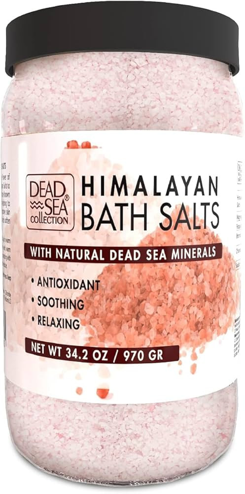 Dead Sea Collection Himalayan Bath Salts – Pure Dead Sea Minerals and Himalayan Pink Salt - Nou... | Amazon (US)