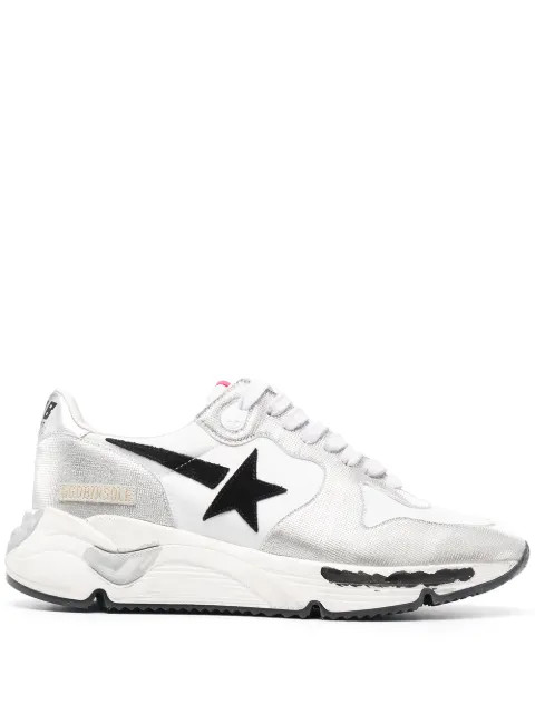 Golden Goose Running Sole Leather Sneakers - Farfetch | Farfetch Global