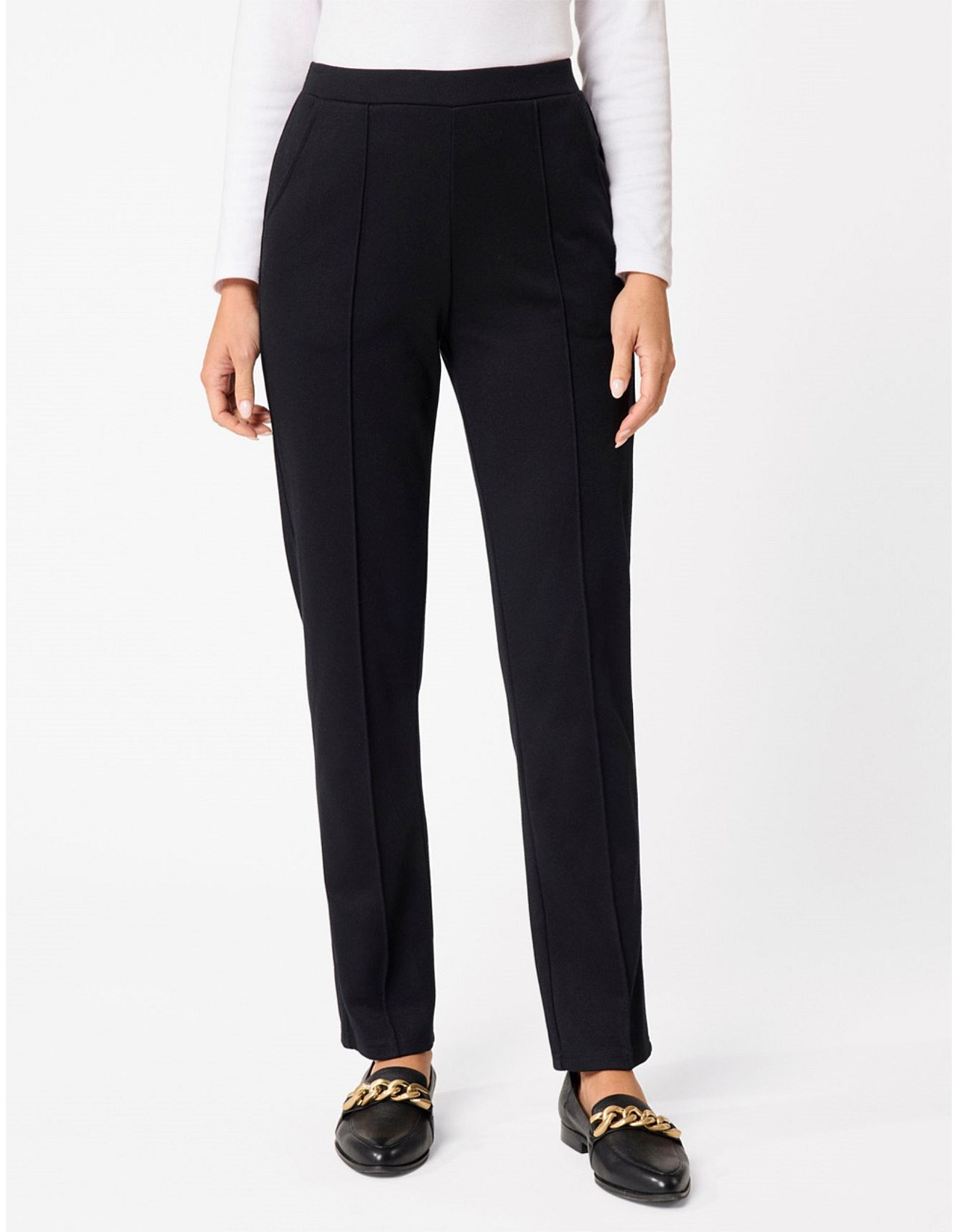 Black Pepper Rome Slim Short Length Pant | David Jones | David Jones (Australia & New Zealand)