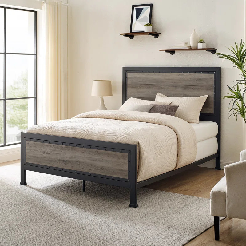 Abdon Queen Low Profile Standard Bed | Wayfair North America