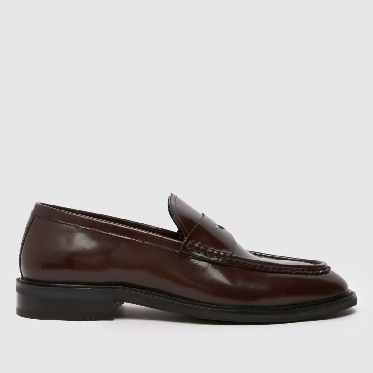 Mens Burgundy schuh Rhodes Leather Loafer Shoes | schuh | Schuh