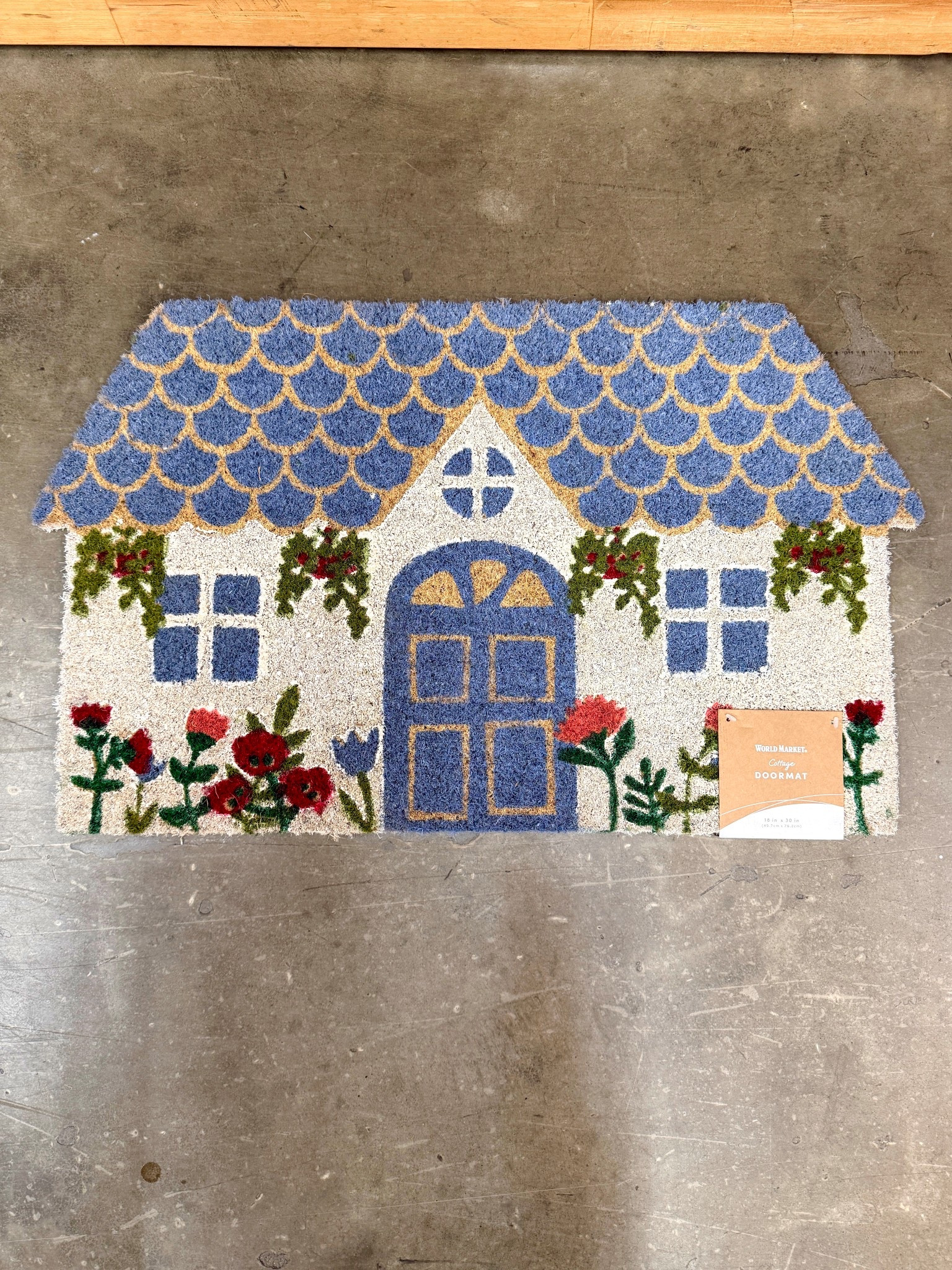 Holy Moly this doormat!! 😍 This floral cottage-shaped coir mat is too cute to handle. 🪻💙🌷 The colorful blooms, little windows, and scalloped roof give it the happiest cottage-core vibe—such a cheerful way to welcome spring at your doorstep!🚪Linked this one plus a few other charming, feel-good doormats I spotted for spring! 🌸 #SpringDecor #CottageCore #WorldMarket

#LTKFindsUnder50 #LTKHome #LTKSaleAlert