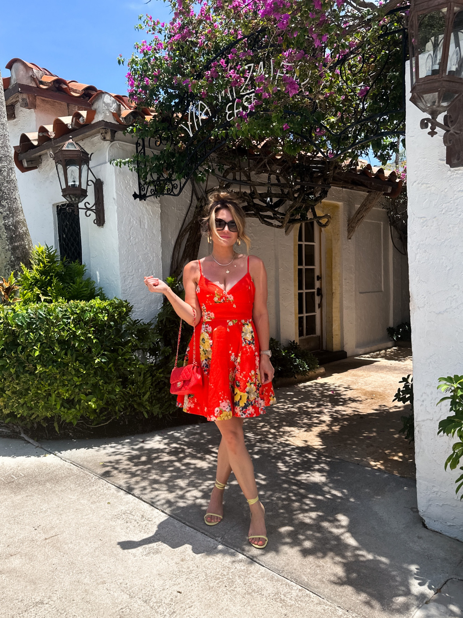 Palm Beach in Zimmermann, wearing size 6, red dress, floral dress, a-line dress, beach dress, vacation dresss

#LTKstyletip #LTKtravel #LTKsalealert