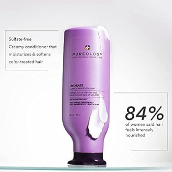 Pureology Hydrate Shampoo | For Dry, Color-Treated Hair | Hydrates & Strengthens Hair | Sulfate-F... | Amazon (US)