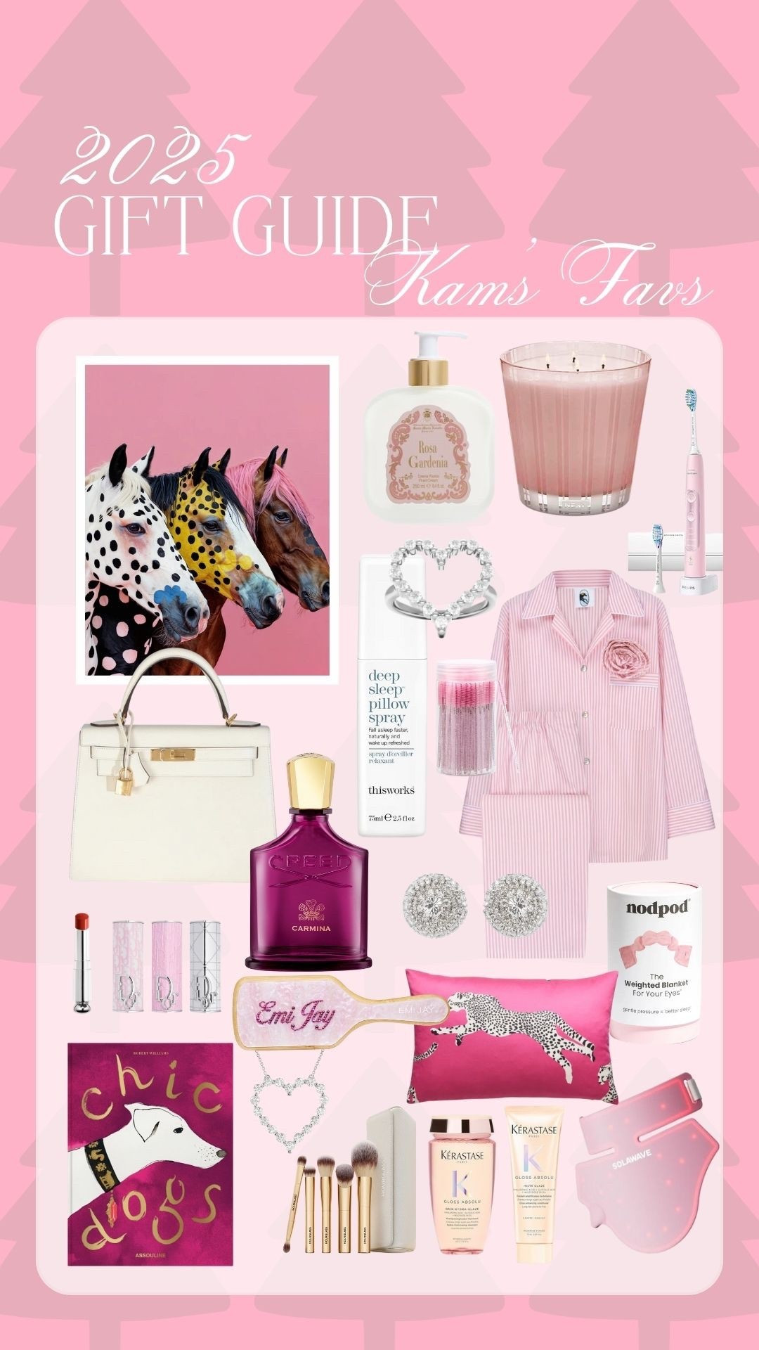 2025 GIFT GUIDES: My Favorite Items!

Linked everything except my exact Sila Art is from Artstar.com!

The nest candles always make my favorite gifts! I love my personalized sparkle brush, that makes a great vanity gift! My RW fine diamonds are worn on repeat for big gift items! Love a good coffee table book, some great beauty essentials, signature fragrance, and nice sleep essentials1 

#LTKmomlife #LTKGiftGuide #LTKOver40