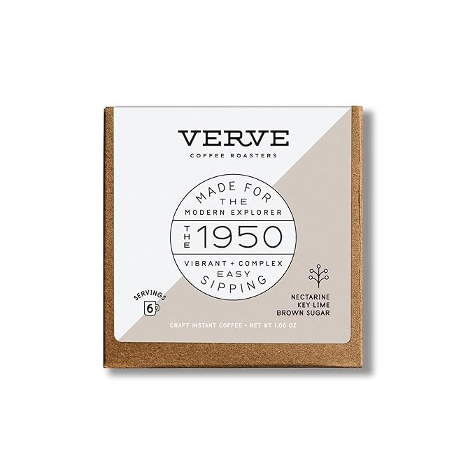 Verve Coffee Roasters Craft Instant Coffee 1950 Blend | Medium Roast, Ground, Hand-Roasted | Ethi... | Amazon (US)