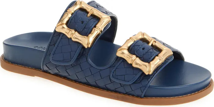 Enola Sporty Woven Strap Slide Sandal (Women) | Nordstrom