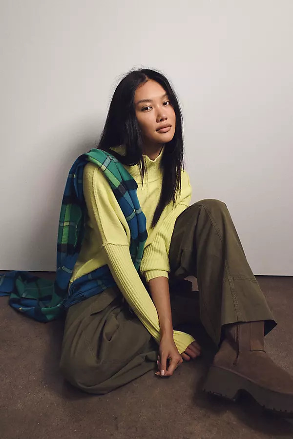 The Gretchen Cozy Mock-Neck Sweater by Maeve | Anthropologie (US)