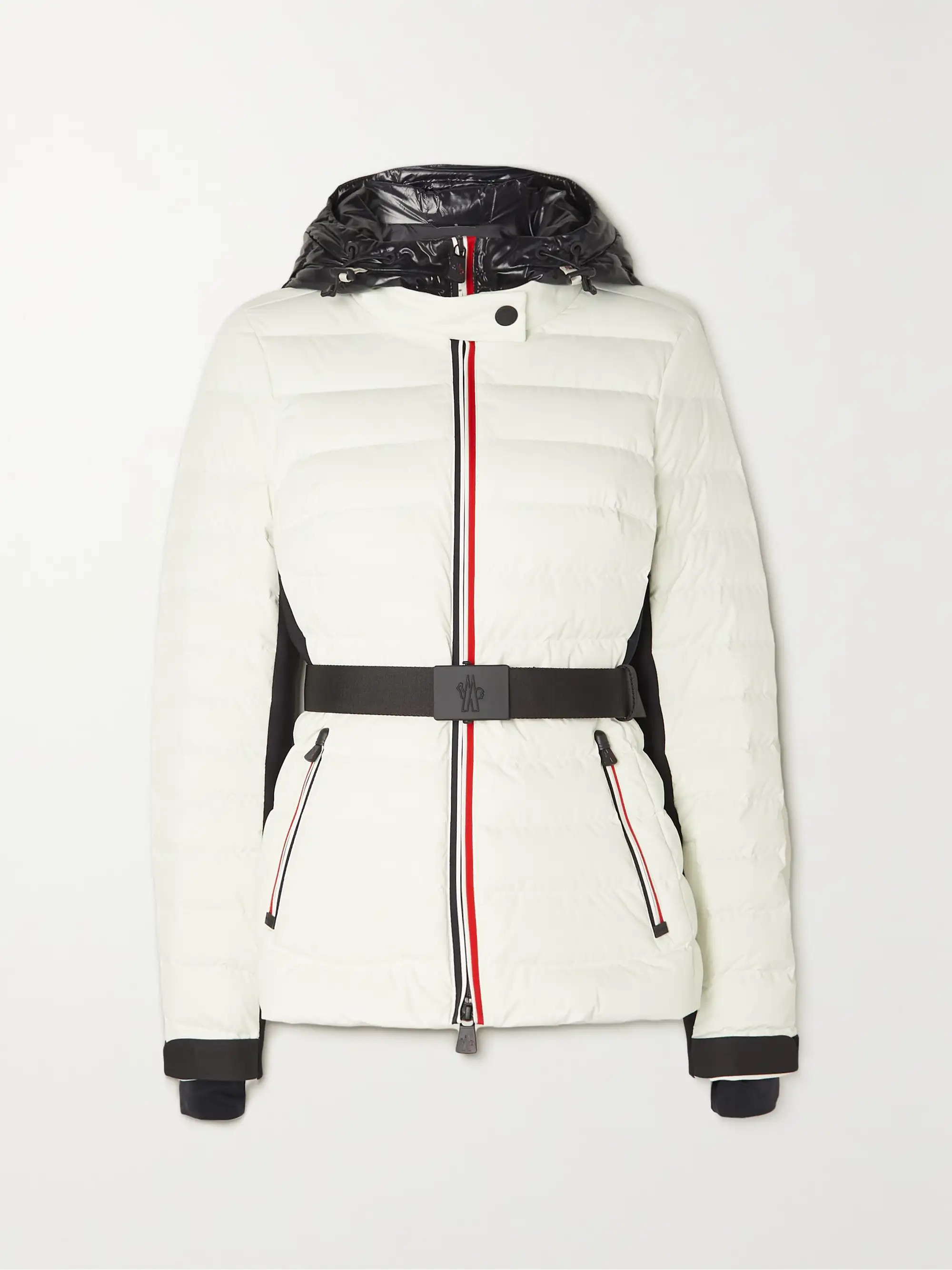 Bruche belted two-tone quilted down ski jacket | NET-A-PORTER APAC