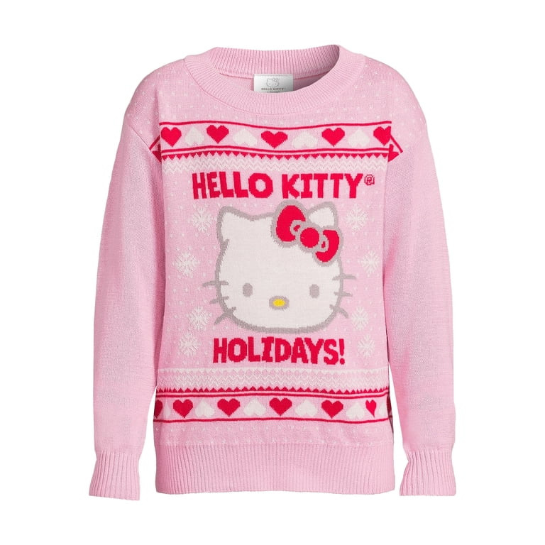 Hello Kitty Girls Sweater, Sizes 4-16 - Walmart.com | Walmart (US)