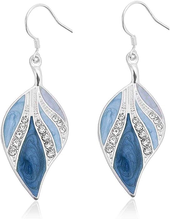 OYEFLY Dangle Earrings Sterling Silver Drop Earring Handmade Bohemian Teardrop Earrings | Amazon (US)