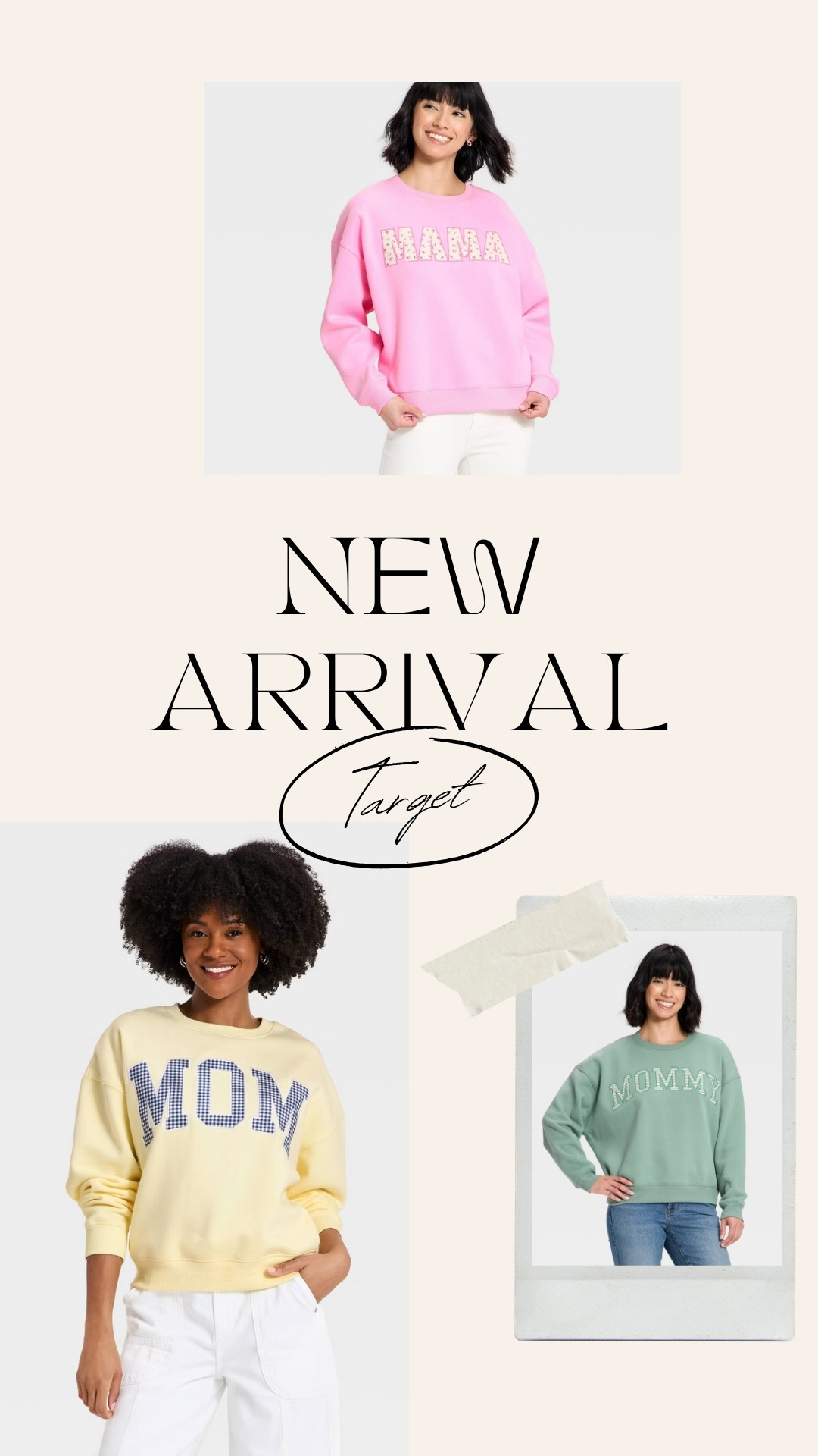 Target mama finds! 💗 these sweatshirts are cozy, cute, and perfect for everyday wear!

mothers day, mama, mom, target new arrivals, spring, summer, @target 

 #LTKootd #LTKSeasonal #LTKSaleAlert
