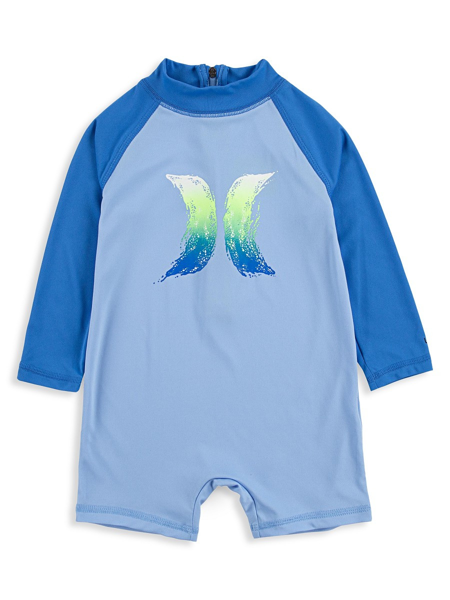 Hurley Baby Boy's Colorblock Sunsuit - Light Blue - Size 0-3 Months | Saks Fifth Avenue OFF 5TH