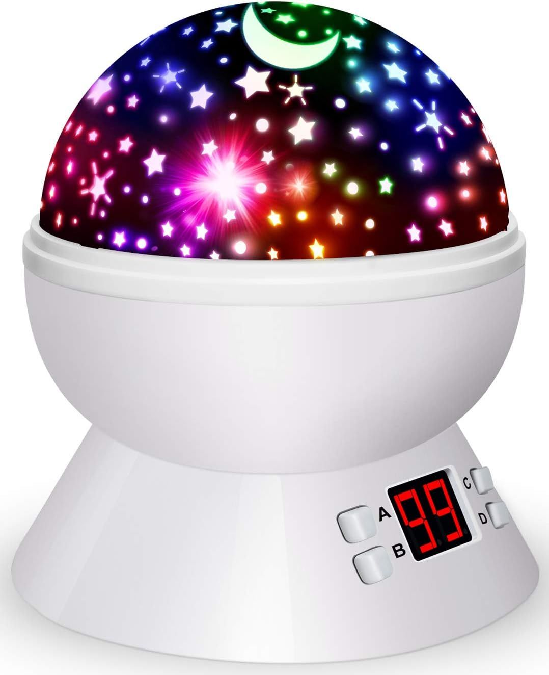 Night Lights for Kids Star Projector with Timer for Baby Boys and Girls | Amazon (US)