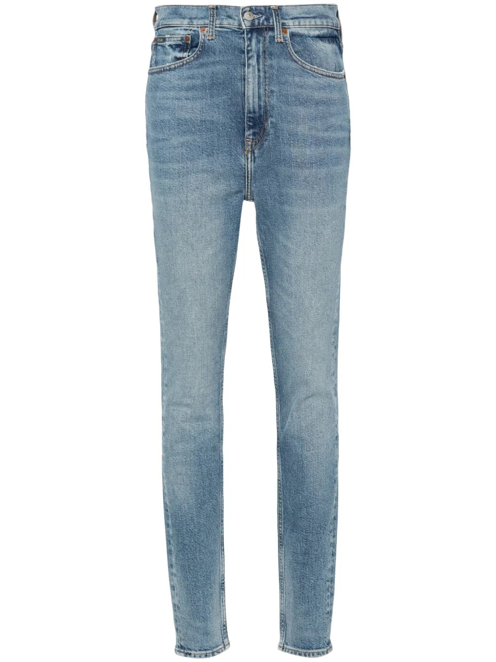 Polo Ralph Lauren Tompkins high-rise Skinny Jeans | Blue | FARFETCH | Farfetch Global