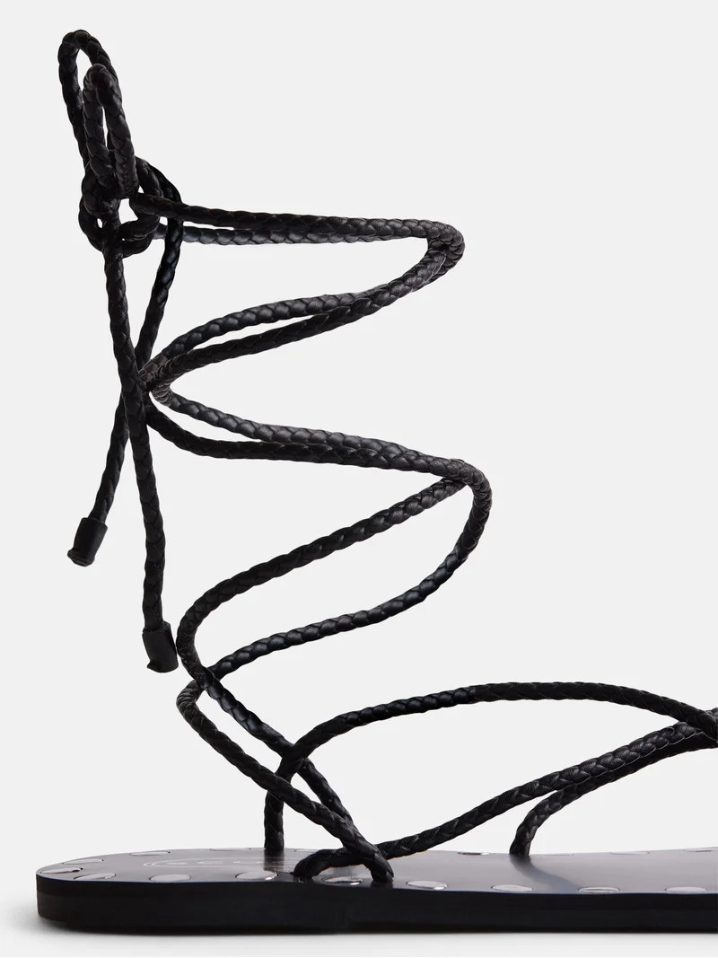 Scoop Women's Ankle Wrap Sandals | Walmart (US)