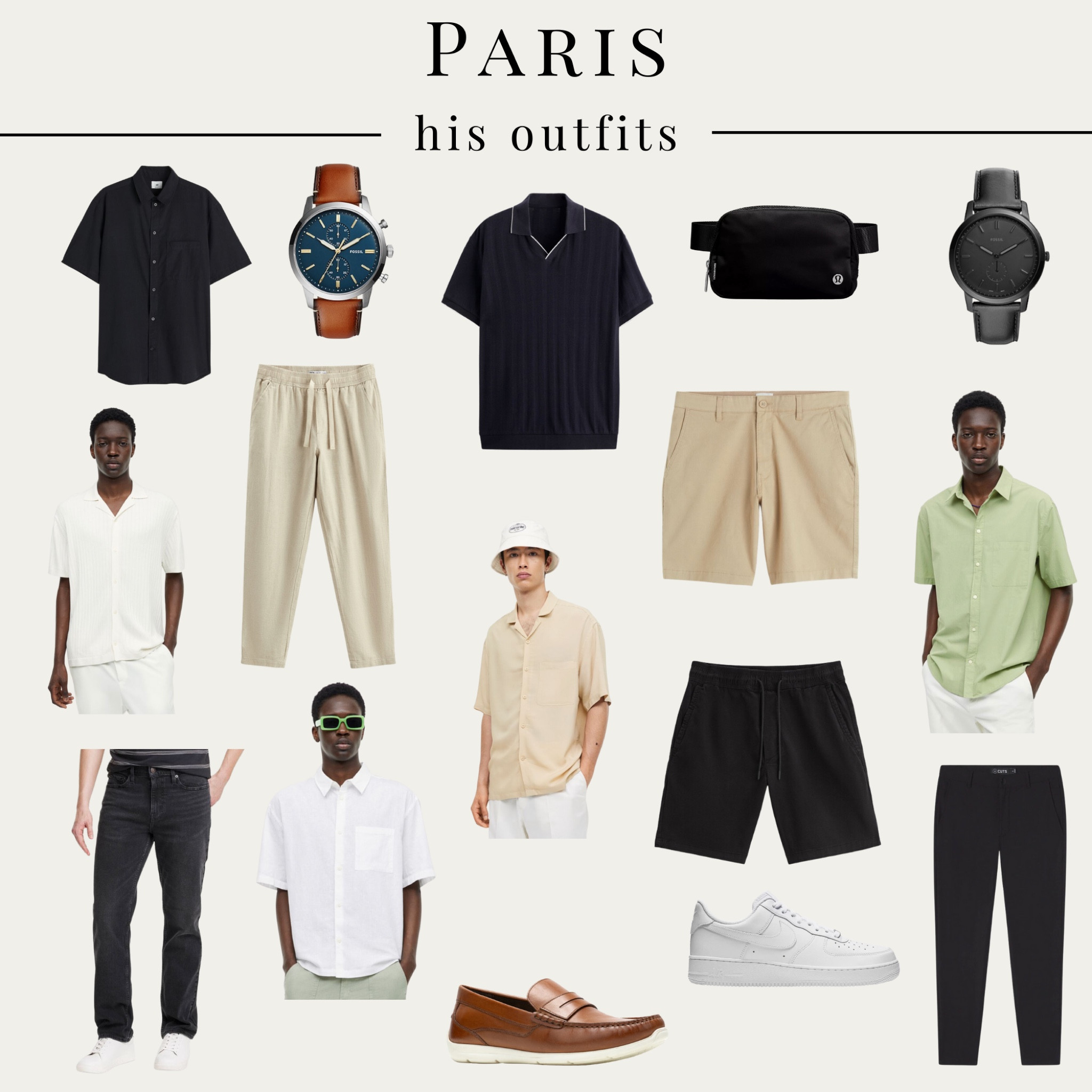 his OOTDs for Paris, France #travel #paris #france #europe  

#LTKeurope #LTKtravel #LTKmens