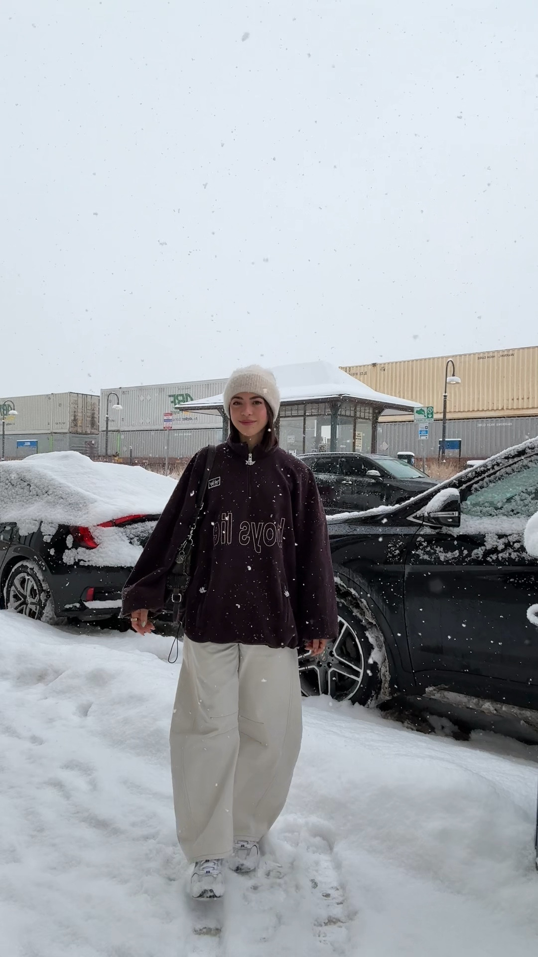 Sweater can’t be linked on LTK but available on the boys lie website, called the BFFAE HALF ZIP A1 CREWNECK! Wearing XS/S. 26 in the jeans!

#LTKPetite #LTKootd #LTKSeasonal