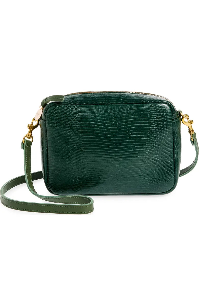Midi Sac Lizard Embossed Leather Crossbody Bag | Nordstrom