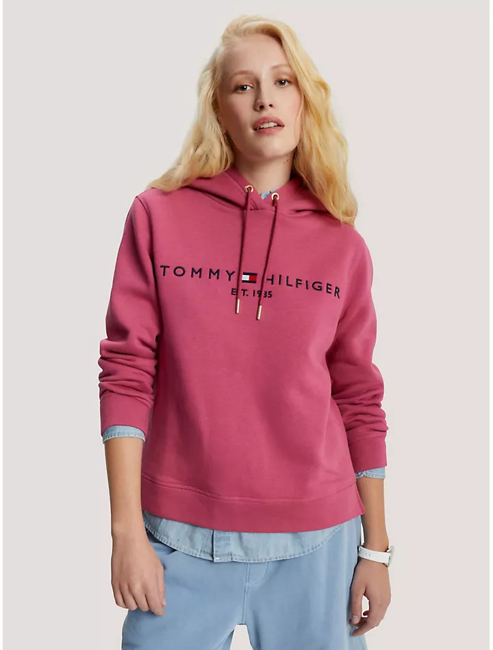 Embroidered Tommy Logo Hoodie | Tommy Hilfiger | Tommy Hilfiger (US)