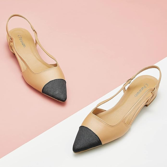 C.PARAVANO Women's Slingback I Women's Slingback Shoes ISlingback Flats for Women I Women's Pumps... | Amazon (US)