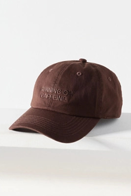 Intentionally Blank Running on Caffeine Baseball Cap | Anthropologie (US)