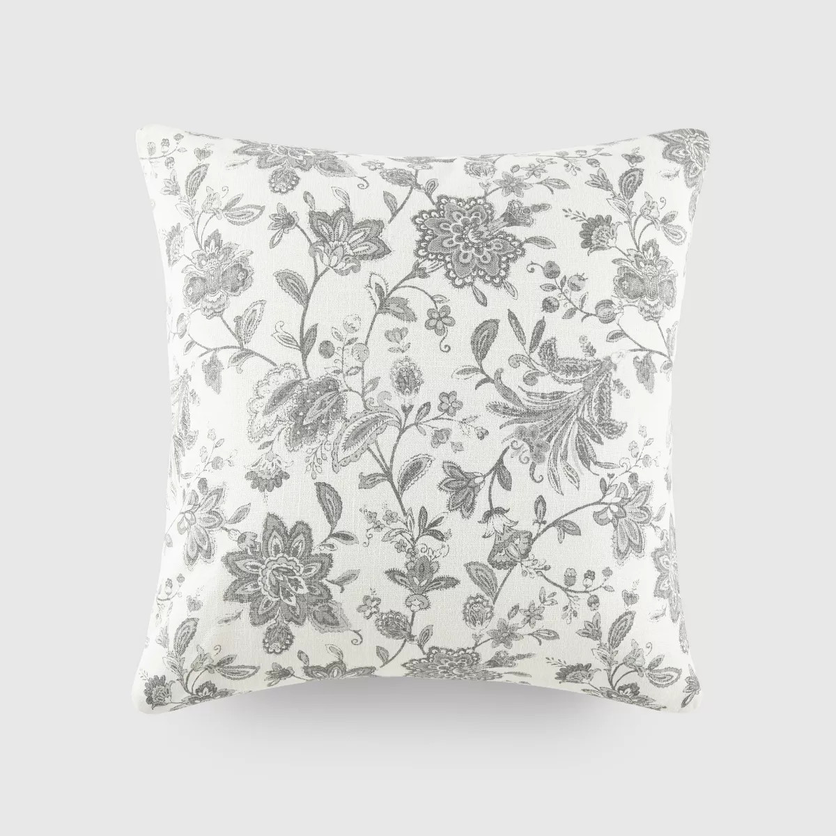 Jacobean Pattern Cotton Throw Pillow Cover With Pillow Insert Set - Becky Cameron | Target