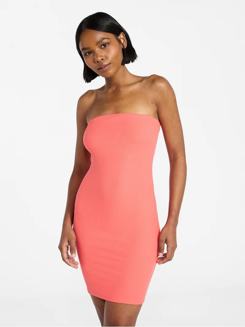 No Boundaries Mini Tube Dress, Women's XXS-XXL | Walmart (US)