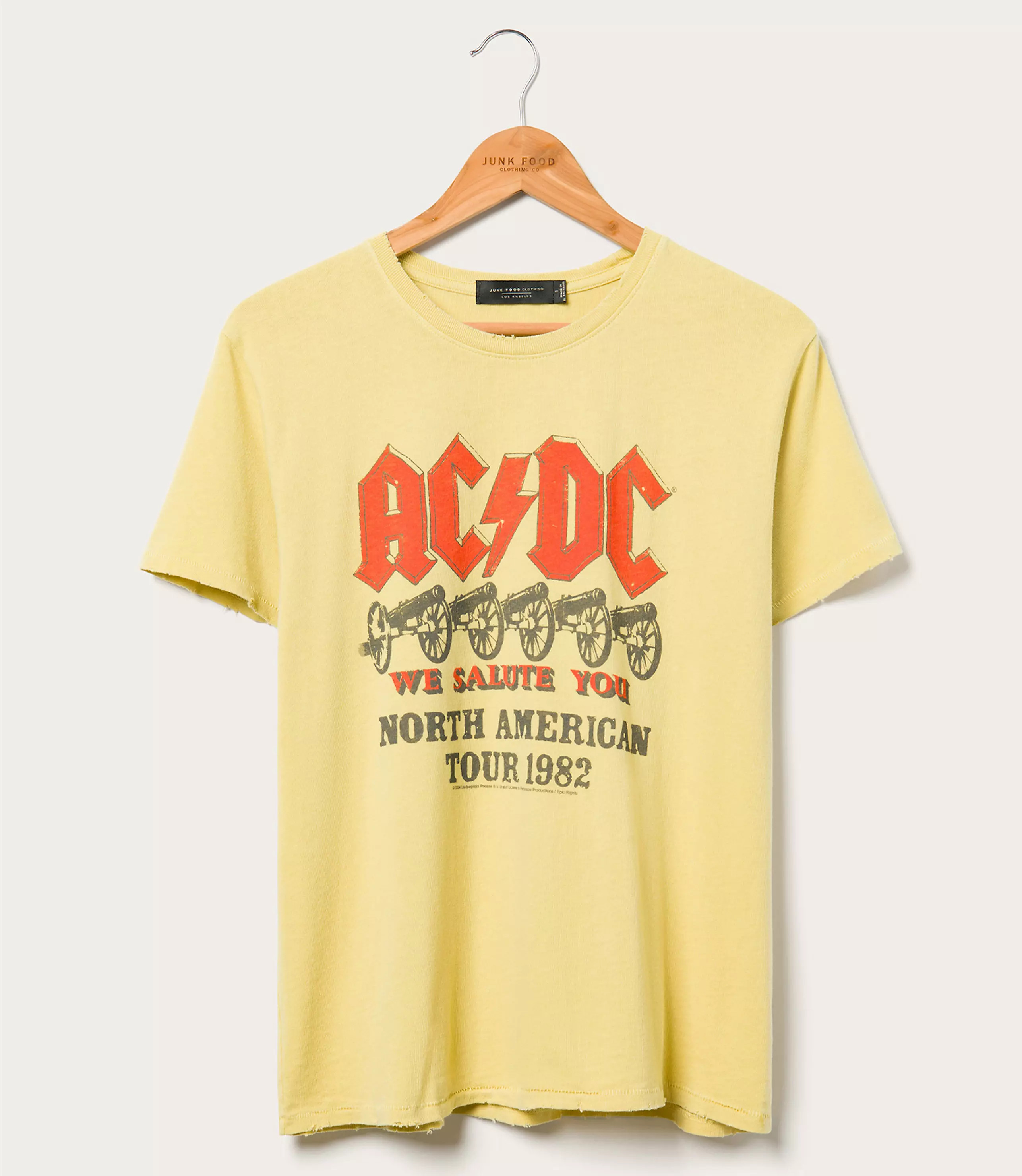 Junk Food AC/DC North American Tour 1982 Vintage Tee | LOFT