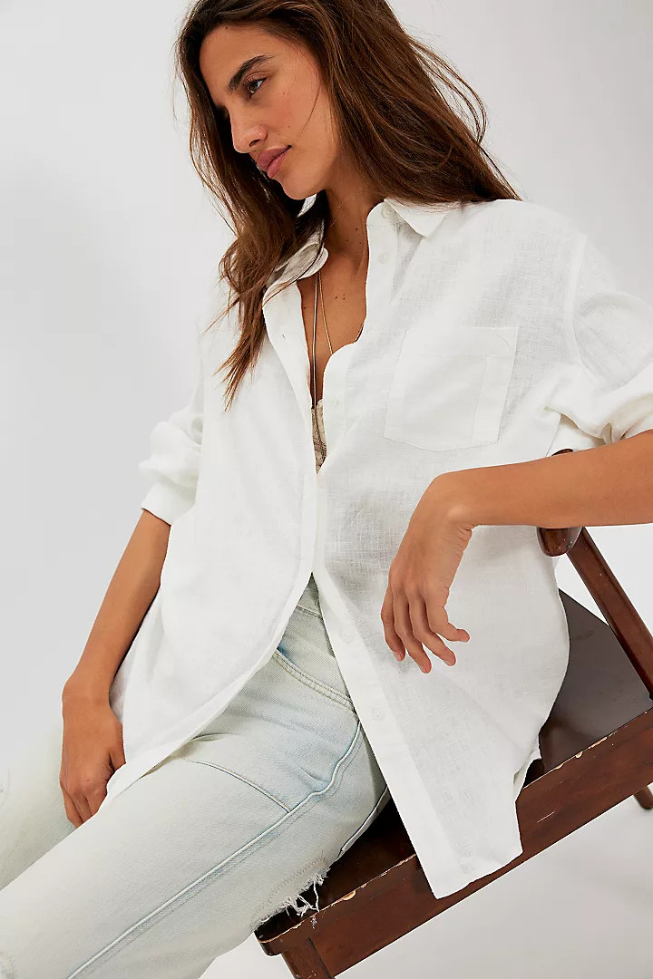 Everyday Linen Shirt | Free People (Global - UK&FR Excluded)