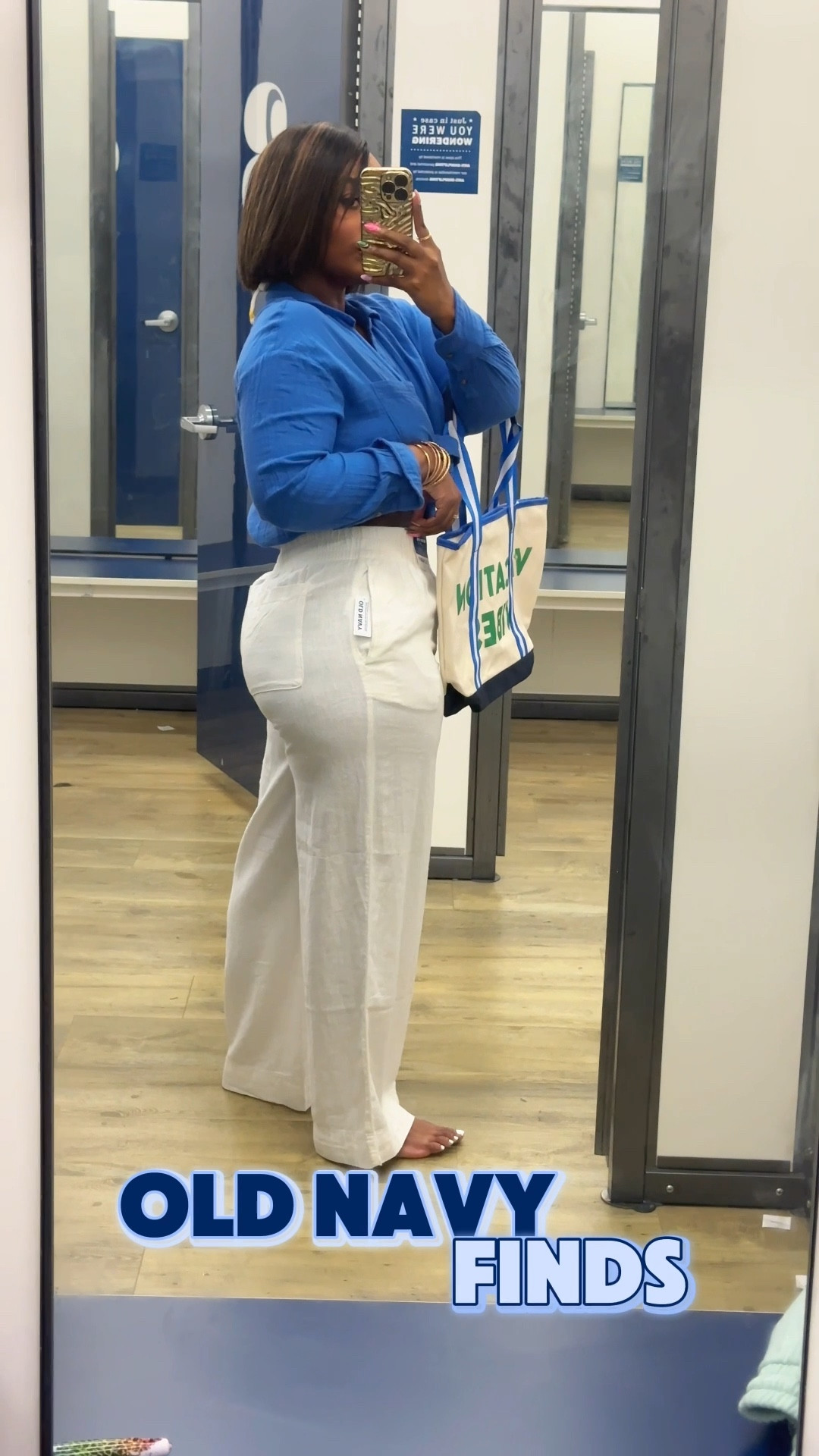 Hey sis 👋🏾 I found us an easy but cute Spring Break, Vacation and Summer time outfit ☀️ 🏖️ The linen pants look so good on the 🍑. The top comes in many colors to mix and match 🎨 I have on a bikini underneath and a cute beach bag. Add some sandals and gold accessories, sunnies and you’re ready for the day! You can swap out the long sleeve for short sleeve as well. I’m wearing a size M in both the top and bottom and a Large in the bathing suit bikini 👙 
Pants come in Regular, Petite and Tall

#LTKStyleTip #LTKPetite #LTKSwim
