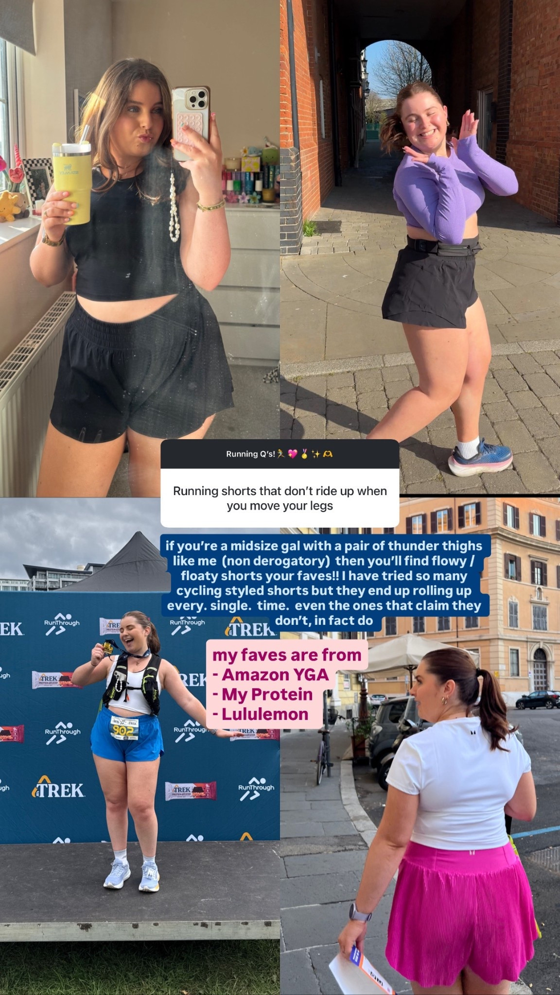 Midsize approved running shorts 💖✨

#LTKcurves