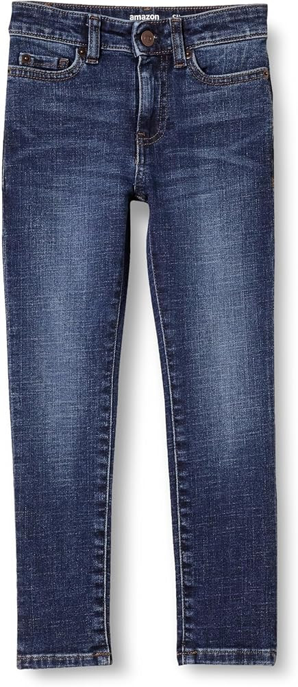 Amazon Essentials Boys' Jeans, Slim Fit, Stretch Denim | Amazon (US)
