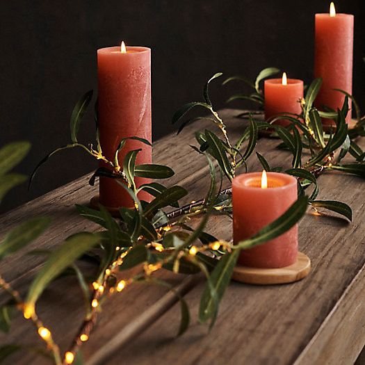 Stargazer Nature Effects Olive Leaf Garland | Terrain