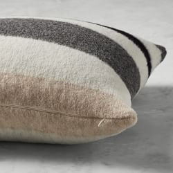 Italian Boiled Wool Stripe Pillow Cover | Williams-Sonoma