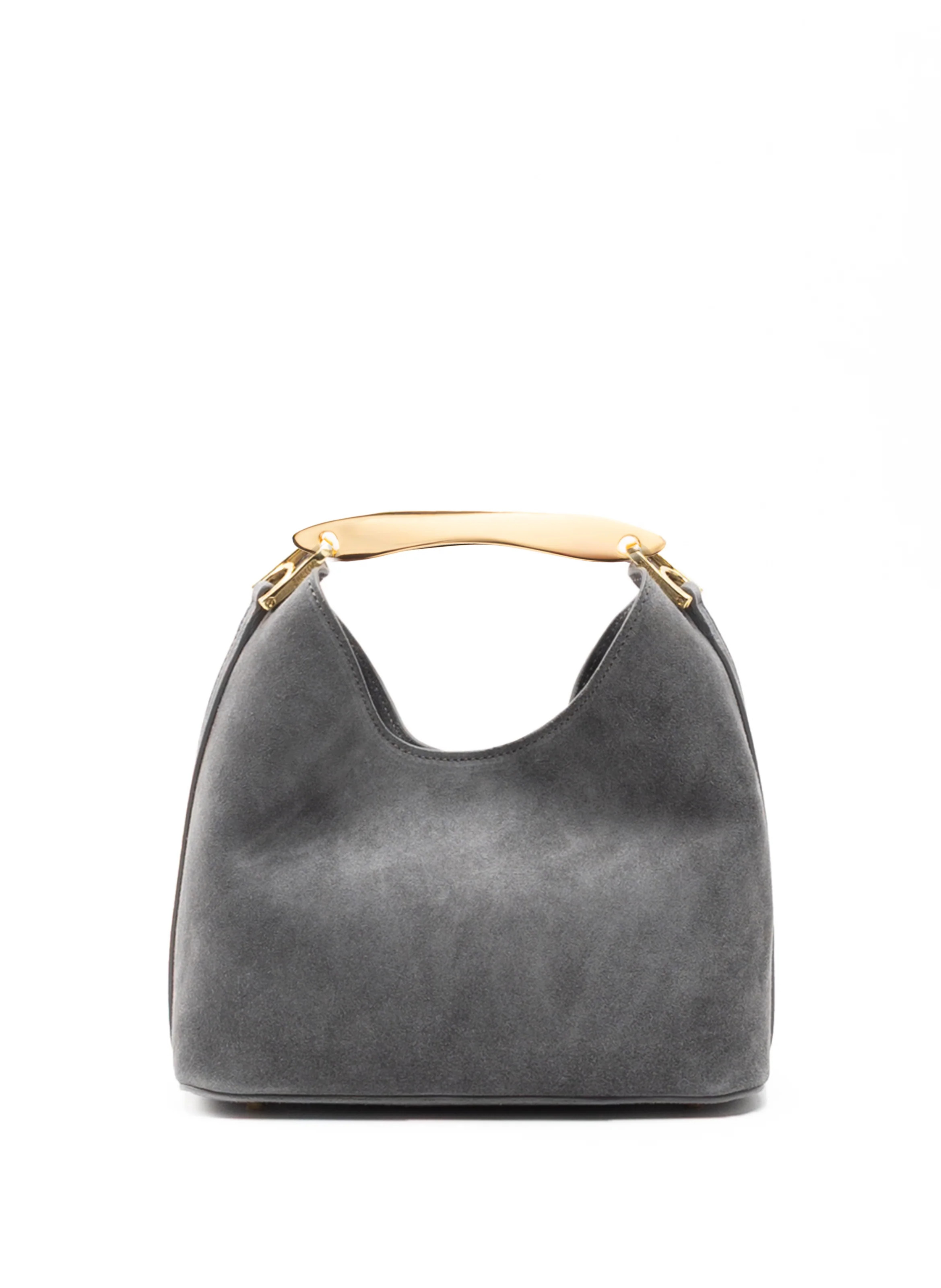 Small Boomerang Suede Grey - Handbags for Women - Elleme | Elleme