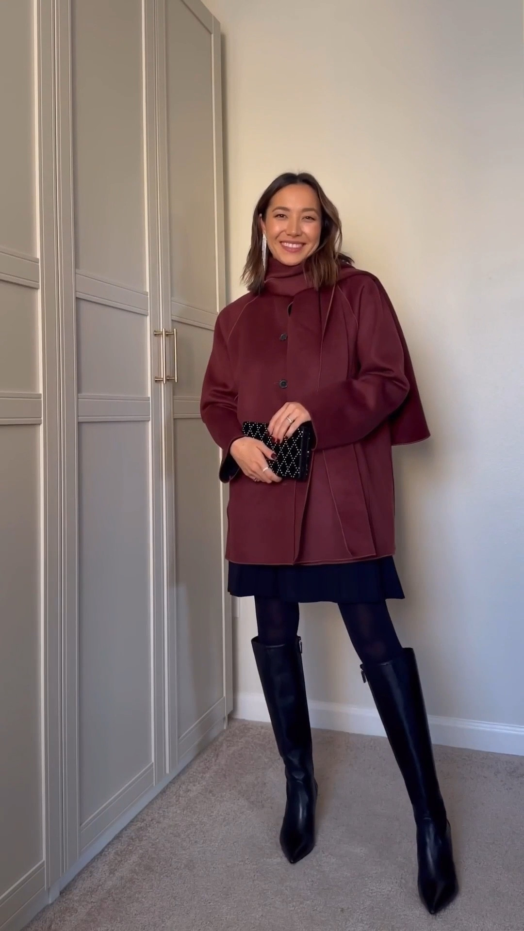 Classic holiday outfit 

Jcrew sweater dress — limited sizes left, linked to an almost identical style under $100 
Stuart weitzman knee high boots - old, linked similar  

#LTKHoliday #LTKootd