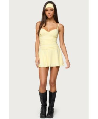 Edikted Women's Deborah Ruched Mini Dress - Macy's | Macy's