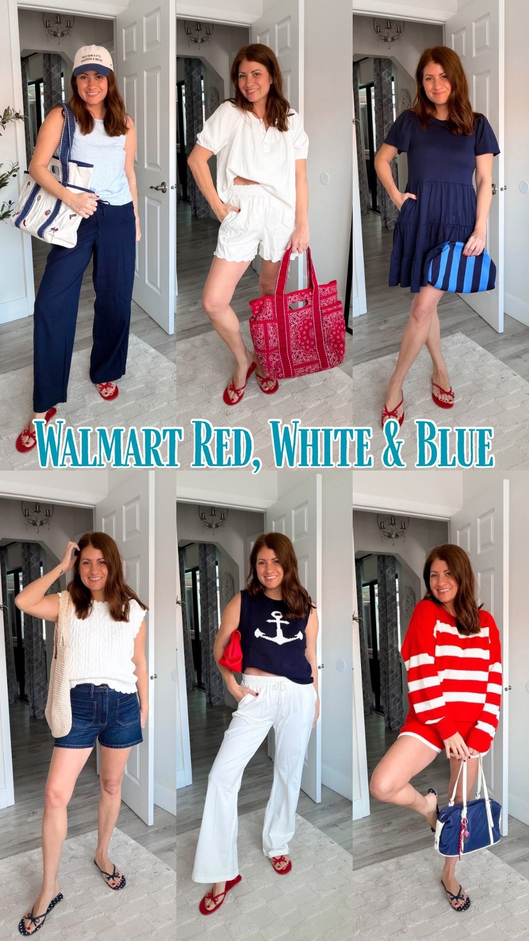 Red, white & blue outfit inspo that won’t break the bank! 🇺🇸 comment SHOP👈🏼

Whether you’ve got a BBQ, parade, pool day, or fireworks on the calendar, I’ve rounded up the cutest affordable looks to get you summer-ready in all the patriotic vibes 🎆✨

Wearing: 
White pants- medium 
Linen pants- small
Sweater set- medium
Scalloped set- small in both 
Tiered dress- small
Anchor top- small
Linen tank- small
Denim shorts- size 4
Scalloped sleeveless sweater-
Small

Which look are you loving? 💬👇


#LTKOver40 #LTKSeasonal