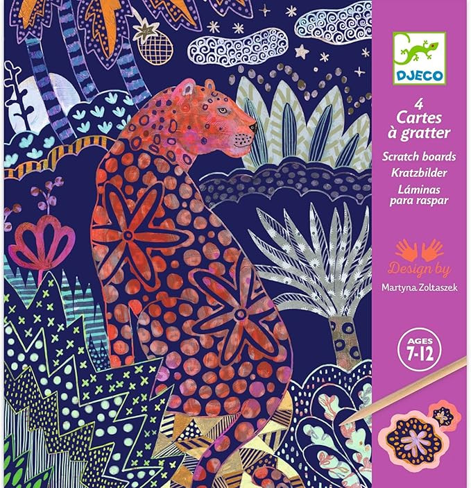 DJECO Lush Nature Scratch Cards, Multicolor | Amazon (US)