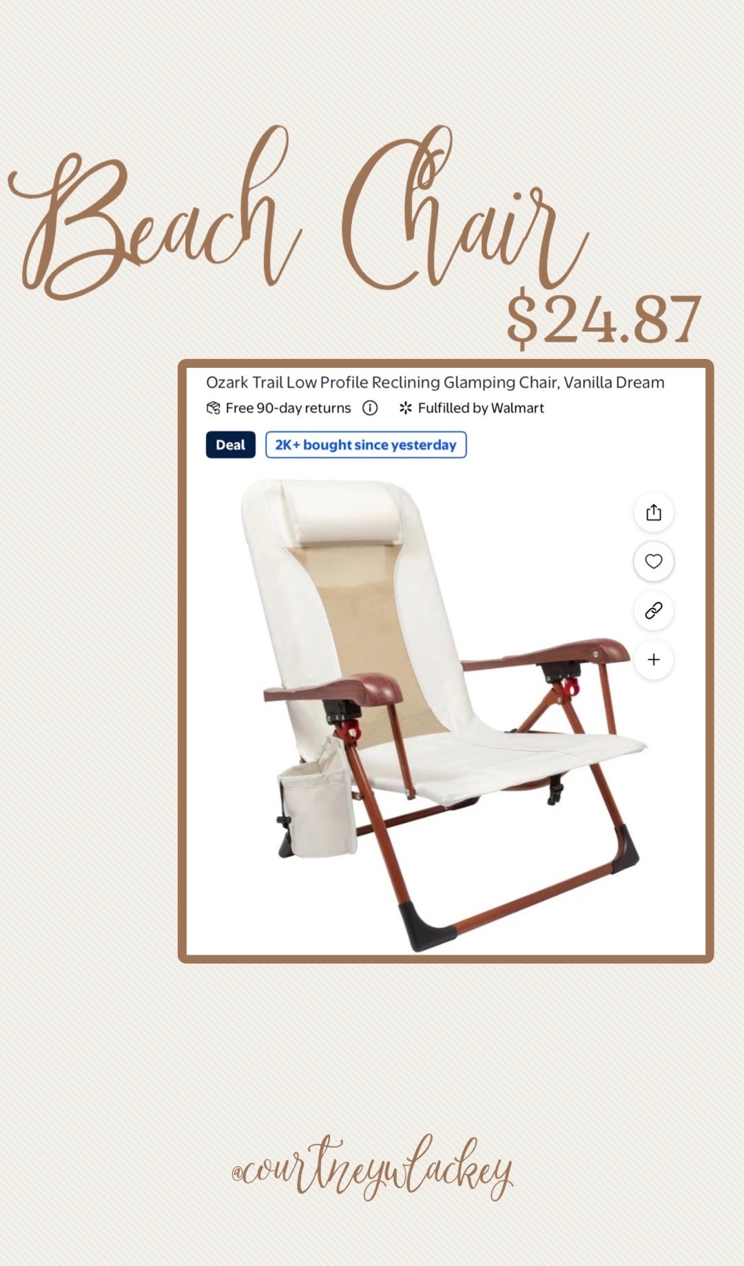 Loving this beach chair! On sale now 😍

#LTKTravel #LTKSeasonal #LTKmomlife