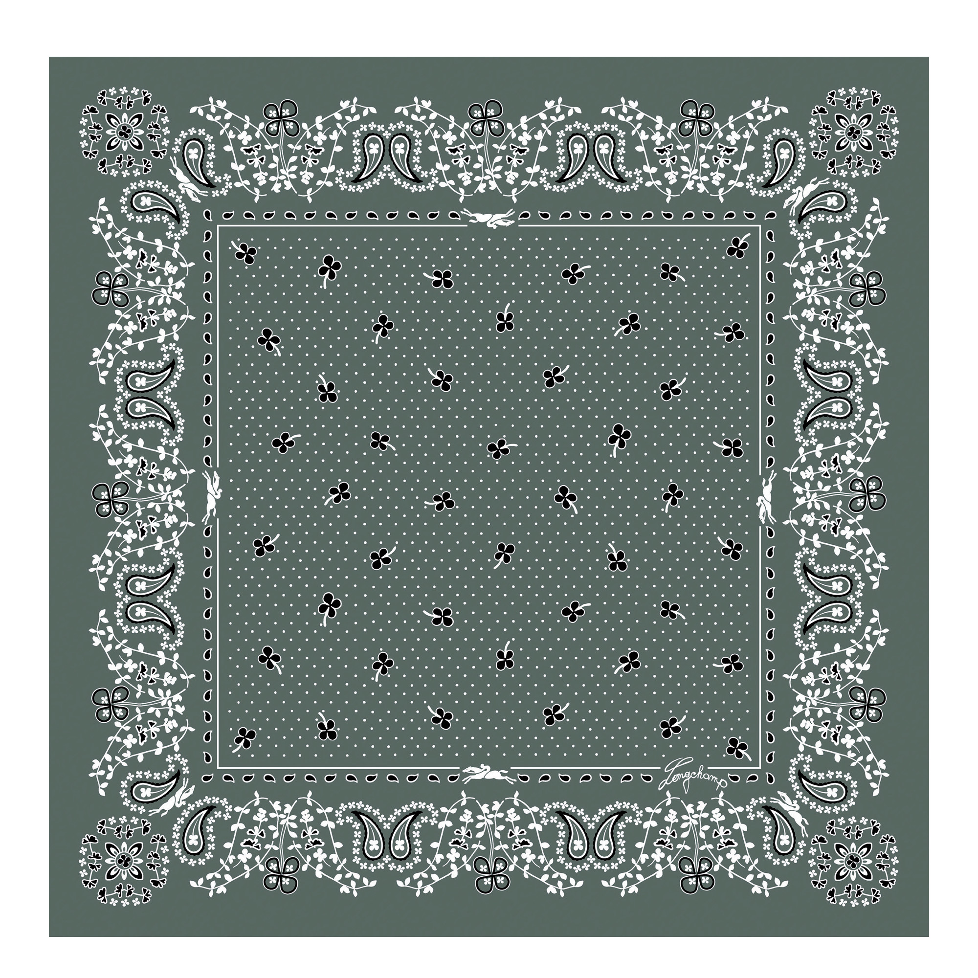 French Bandana Silk scarf 50 | Longchamp