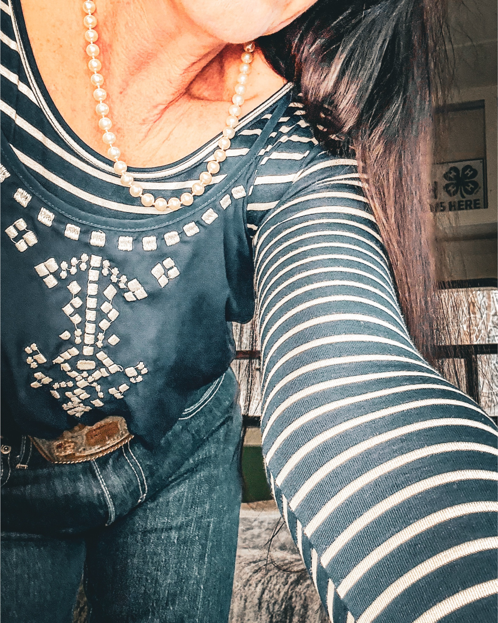 Sis if you weren't capable, the opportunity would have never come your way. You belong. 

5’ 6” 135lbs Size Small

#westernfashion #ModestFashion #HalfTee #LayeringMadeSimple #HowlHalfTee #WhylHalftee
#WherelHalfTee

#LTKStyleTip