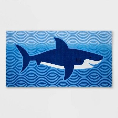 Big Shark Prints Blue - Sun Squad™ | Target