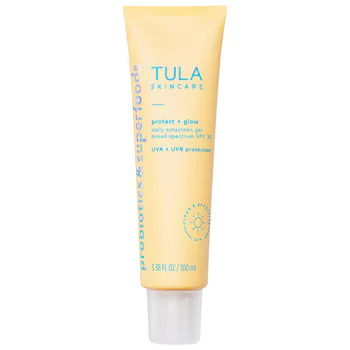Protect + Glow Daily Sunscreen Gel Broad Spectrum SPF 30 - TULA Skincare | Sephora | Sephora (US)