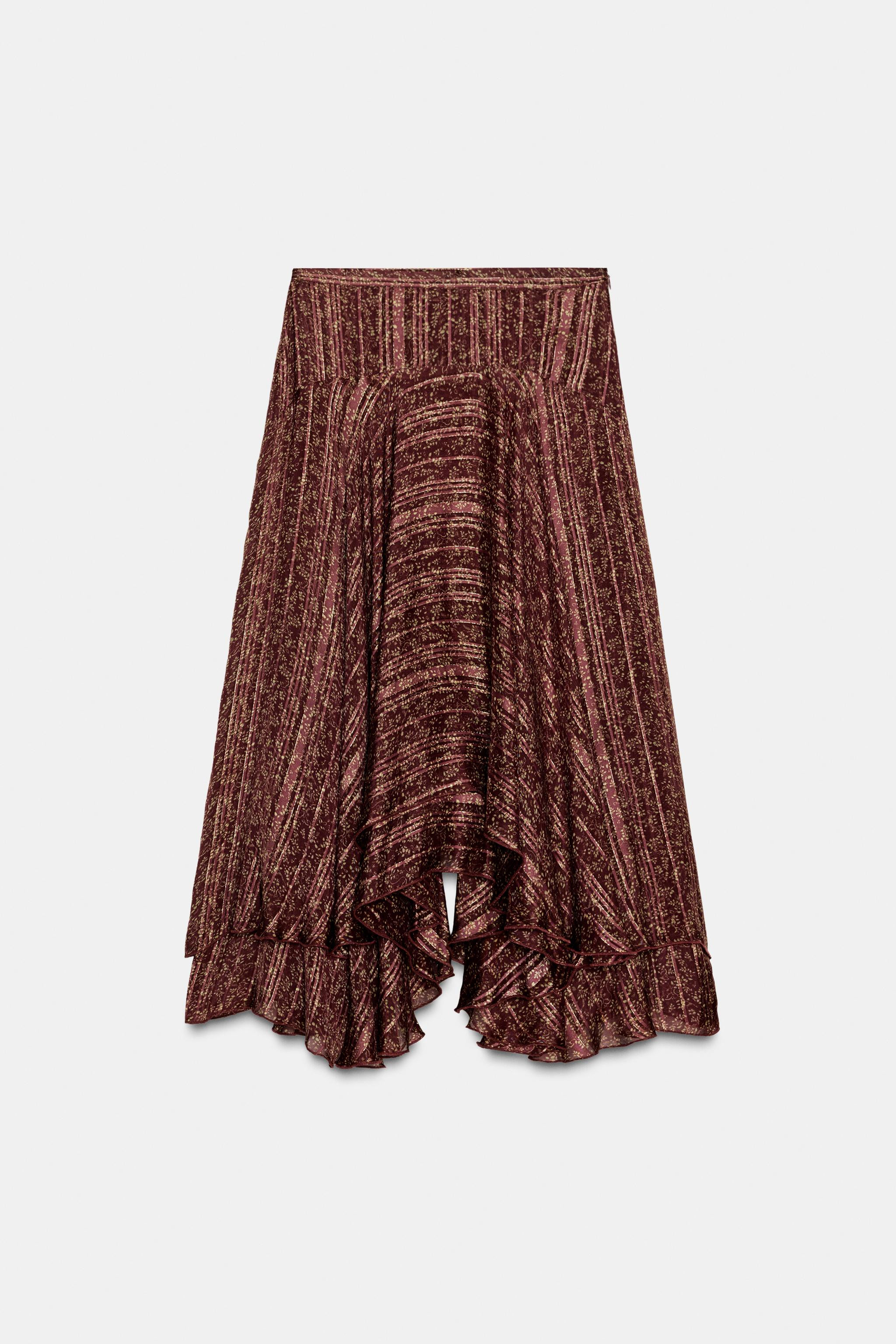 PRINTED LONG SKIRT ZW COLLECTION | Zara US