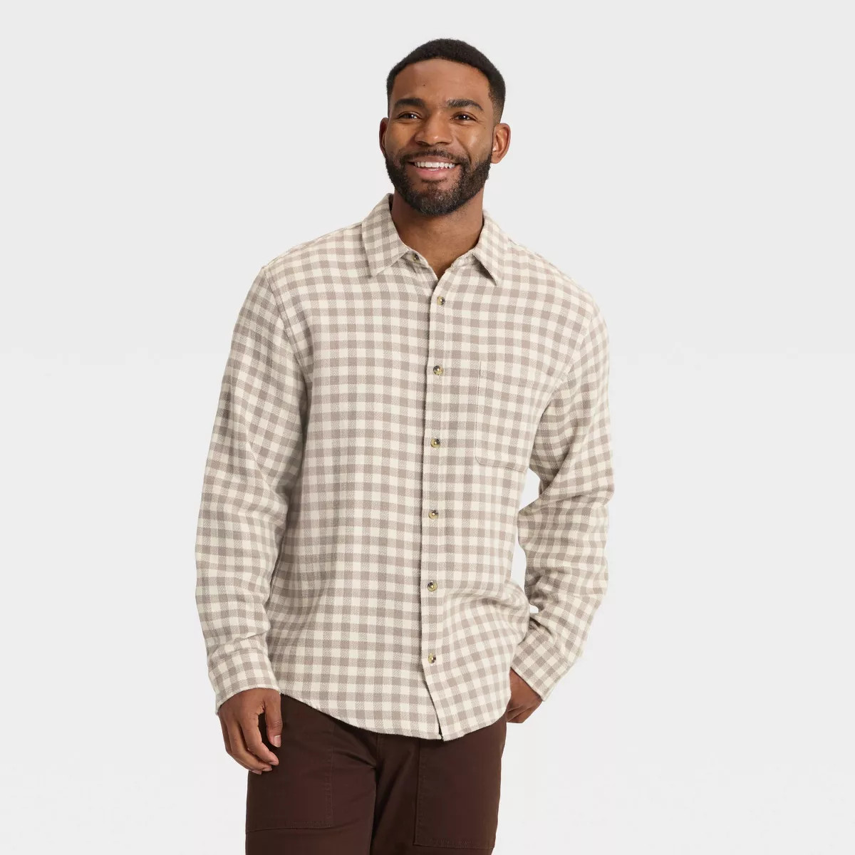 Men's Vintage Light Weight Long Sleeve Shirt - Goodfellow & Co™ | Target