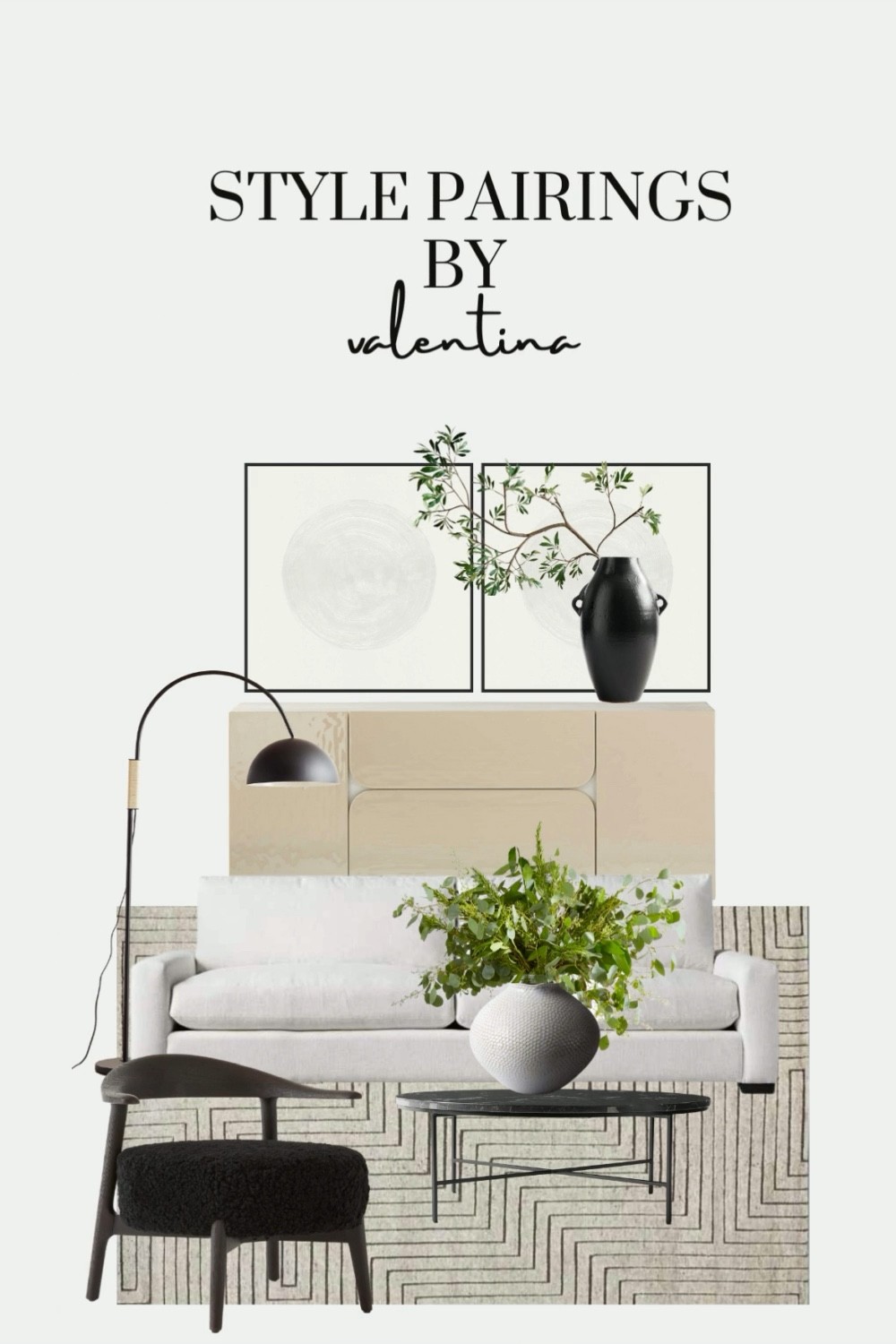 Minimal aesthetic, home decor , print, home ware , furniture inspiration, home inspo , white sofa , vase, marble coffee table, black chair, lamp, wall print 

#LTKstyletip #LTKSeasonal #LTKhome