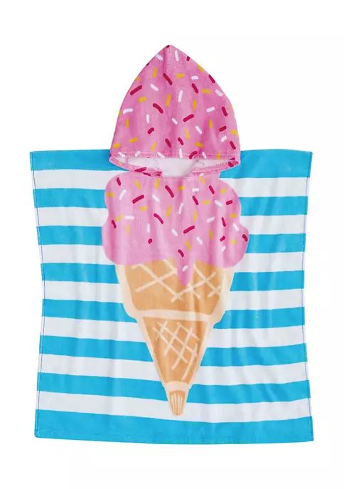 Ice Cream Poncho Beach Towel | Belk
